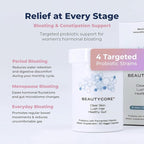Supplement – Supports Collagen Production, Hair, Skin, Nails - 20B CFU Probiotics - Acid Resistant Veggie Capsule - Gut Health, Microbiome, Fermented Vitamins, Alleviates Bloating