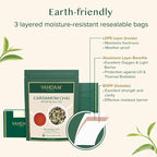 VAHDAM, Cardamom Chai Tea Loose Leaf (50 Cups,3.53 oz)  India's Traditional Cardamom Tea | Spiced Chai Tea | Brew Hot, Iced Or Chai Latte/Masala Chai | Whole Loose-Leaf, Vacuum Sealed