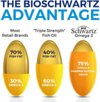 Daily Multivitamin for Women Capsules (1 Month Supply) Plus Triple Strength Omega 3 Fish Oil Softgels (2 Month Supply)