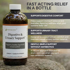 Nature's Rite Colloidal Silver Liquid, Digestive & Urinary Support, 45 ppm Silver Hydrosol for Immune Support (8 oz)