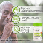 Lycopene 50mg Capsules - Natural Prostate Health Support Supplements for Men - Immune Support, Antioxidant, Vision Support, Heart Health, Eye Health - Pure Tomato Extract (120 Capsules)