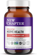 New Chapter Nerve Health Supplement for 3-in-1 Support from Head to Toe - Vitamin B1 Generates Energy for Nerves, Vitamin B6 Enhances Healthy Transmission, Vitamin B12 Builds Insulation, 30ct