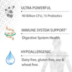 Garden of Life Dr. Formulated Probiotics Once Daily Ultra - 90 billion CFU - Daily Probiotic for Colon & Immune Support - 30 Vegetarian Capsules