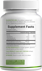 Pumpkin Seed Oil 3,000mg with Saw Palmetto, 240 Softgels – Cold Pressed Extract with Virgin Oil – Supports Prostate Health & Normal Urinary Frequency – DHT Blocker for Hair Growth – Non-GMO