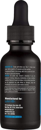 Lyfetrition Apigenin Supplement 70mg, 4 Oz Liquid, 220 Servings, Made in USA, Quick Absorption, Quality Potent Ingredients, Non-GMO, Cruelty-Free Products