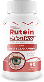 Rutein Vision Pro - Our Best Vision Pills For Eyes - Vitamin A Vision Capsules - Vision Improvement Pills - Rutein Supplement For Eyes - Rutein Eyebright Eye Red Root Hack For Retina Clear Ocular Clog