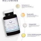 Relumins Advanced Vitamin C Supplement with Rose HIPS - 1000mg of Vitamin C, Immune Support & Collagen Production, Made in USA, Ultimate Wellness Gift for Mom, 180 Capsules (30-Day Supply)