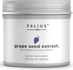 Grape Seed Extract 500mg - 95% OPCs Polyphenols - High Strength Grape Seed Supplement - Support Cardiovascular Health – 60 Capsules