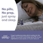 Can-i Sleep Menopause Sleep Support Spray for Women – Fast-Acting Get Back to Sleep after Hot Flashes or Night Wakings, Fall Asleep Fast & Stay Asleep – Melatonin Spray with GABA & 5-HTP – 60 Servings