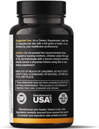 Natgrown Horny Goat Weed and Maca Root Extract Supplement for Men & Women (Epimedium Extract, Hornygoatweed) Vegan Capsules - 60 Ct