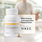 Integrative Therapeutics Cortisol Manager - Balance Cortisol & Support Relaxation for Restful Sleep* - Includes Ashwagandha & L-Theanine for Confidence with Less Stress* - 90 Tablets (45 Servings)