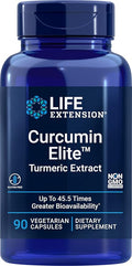 Life Extension Curcumin Elite Turmeric Extract, 90 Veg Capsules