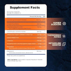 Thermogenic Capsaicin & L-Carnitine Premium Supplement for Men, Jitter-Free Blend of Capsaicin, Rauwolscine, Forskohlii, L-Carnitine & L-Theanine Supplement - 30SV