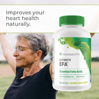 Youngevity Ultimate EFA - Organic Source of Essential Fatty Acids | Omega 3, 6, & 9 | Made from Borage, Flax & Fish Oil | 180 Count (Pack of 4)