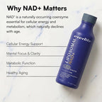 Everlife Liposomal NAD+ Liquid Supplement – 150mg Shot with Liposomal Trans-Resveratrol, TMG & Glycine – Boosts Energy, Cellular Repair, Healthy Aging & Longevity – NMNH Alternative – 30 Servings