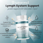 Lymph System Support (3 Pack) Natural Lymphatic Cleanse with D-Mannose, Cranberry, Hibiscus & Dandelion Extract | Non-GMO, Made in USA, GMP Certified - Lymphatic Drainage Supplements