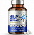 Sciatic Nerve Health Support Supplement, 120 Capsules Advanced Nerve Support Capsules with R-ALA, Benfotiamine & Vitamin B Complex, Supports Back, Leg & Glute Comfort, Vegan, Non-GMO