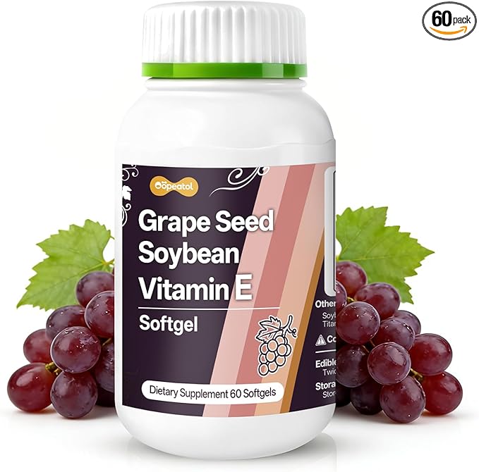Grape Seed Extract Capsules | High in Antioxidants OPCs & Polyphenols, Immune Defense & Fights Free Radical Damage