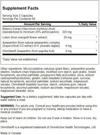 Swanson EYESALIVE Vision Nutrition 120 CAPS