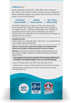 Nordic Naturals Omega-3D, Lemon Flavor - 60 Soft Gels - 690 mg Omega-3 + 1000 IU Vitamin D3 - Fish Oil - EPA & DHA - Immune Support, Brain & Heart Health, Healthy Bones - Non-GMO - 30