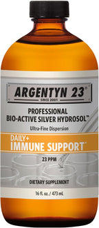Argentyn 23 Professional Immune Support - Colloidal Silver, Bio-Active Silver Hydrosol, 23 ppm, Liquid Twist Top, 16 Fl Oz (473 mL)