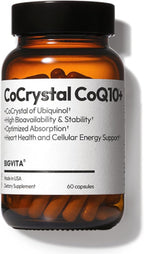BIGVITA CoCrystal CoQ10 + 120 mg Ubiquinol – Ultra-Absorption Formula with PQQ, SOD & BioPerine – Supports Heart, Energy & Cellular Vitality – 60 Capsules - 2 Month Supply