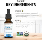 Dr. Green Mom Natal K Oral Vitamin K1 Drops for Newborns | Organic Phytonadione in MCT Oil | Natural VIT K for Babies to Support Blood Clotting