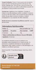 Waterfall D-Mannose Powder - 100% Pure D-Mannose Powder Naturally Sourced from Birch - Not a Blend - Free from Bulking Agent, Fillers & Cranberry - 50g / 1.76oz