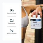 Transparent Labs Lean Pre-Workout - Body Recomposition Pre Workout for Men and Women with Acetyl L-Carnitine, Beta Alanine Powder, & PurCaf Organic Caffeine Powder - 30 Servings, Tropical Punch