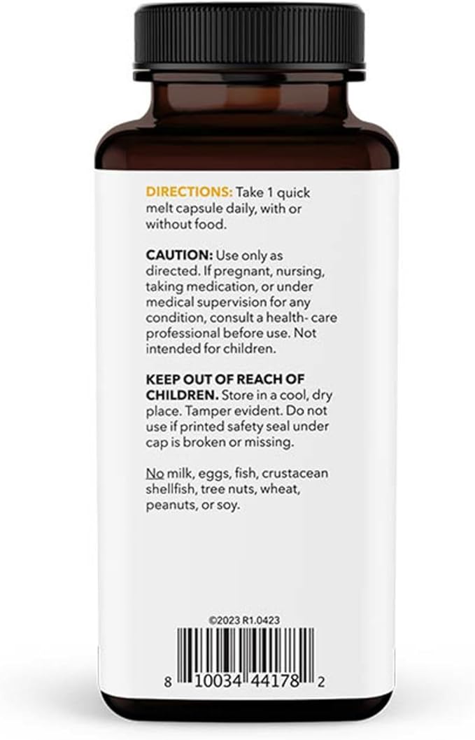 LifeSeasons Essentials Vitamin B12 10,000 mcg Quick Melts – Methylcobalamin B12 for Energy Production & Nervous System Support – Berry Flavor – Fast-Dissolving Tablets – 60 Quick Melts