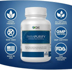 Well of Life ParaPurify 120 Mimosa Pudica Black Walnut Supplement – Digestive Health Support & Herbal Cleanse Formula | Supports Gut Health & Internal Clarity | Organic Non-GMO Vegan Capsules