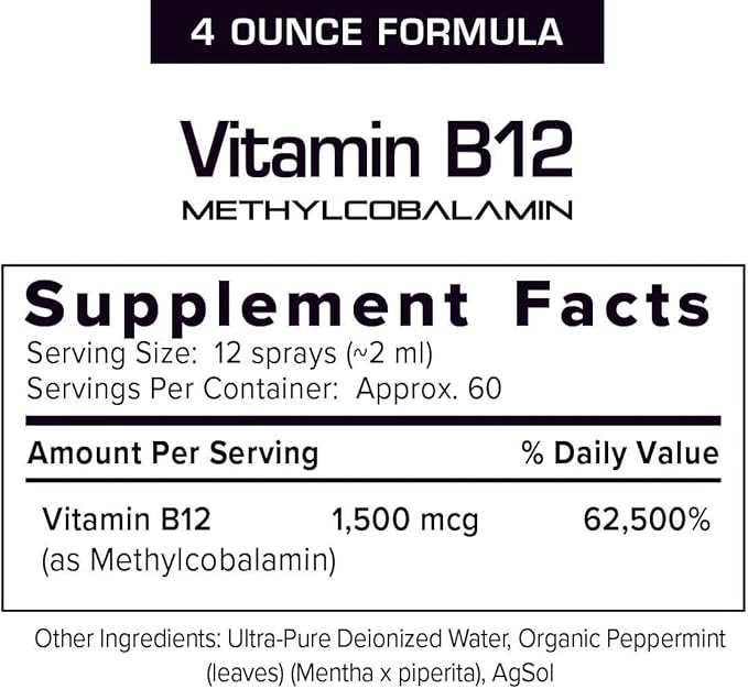 Results RNA - Advanced Cellular Vitamin B12 Methylcobalamin Supports Heart Health, Good Mood, Energy & Brain Function. Enjoy Superior Absorption Vitamin B12 Formula (4 oz - 60 Servings)
