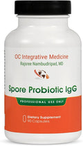 Spore Probiotic IgG by Dr. Rajsree, MD | Spore-Based Probiotic & IgG for Gut Barrier & Immune Support | 3 Bacillus Strains + Bovine Immunoglobulins | 90 Capsules