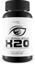 Pro EagleEye x20 - Vitamin Enriched Vision Support - Multi-Vitamin & Mineral Vision Supplement - Aid Eye Sight & Eye Health - Pro Eagle Eye X20 Vitamins to Strengthen Vision - Aid Details