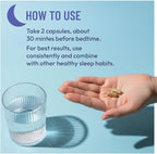 Somulin Nighttime Complex Sleep Aid - Powerful All-Natural Maximum Strength Formula - Fall Asleep & Stay Asleep - Rest & Refresh - Melatonin Valerian Chamomile & 5-HTP - 60 Capsules (Pack of 2)