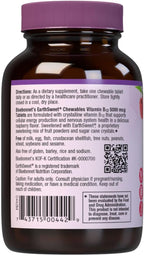 BlueBonnet Nutrition Earth Sweet Vitamin B12 5000 mcg Chewable Tablets, Soy-Free, Gluten-Free, Kosher Certified, Dairy-Free, Vegan, Raspberry Flavored, 60 Chewable Tablets, 60 Servings