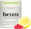 Beam Colostrum Powder – Grass-Fed Bovine Colostrum Supplement, 3g Per Serving, Colostrum for Gut Health, Immune System & Digestive Health Support, Raspberry Lemon Flavor, 30 Servings