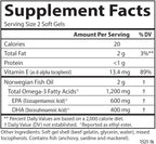 Carlson Super Omega-3 Gems, Norwegian, 1,200 mg Omega-3s, 100 Soft Gels