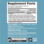 NeoCell NAD+ Resveratrol Supplement | with Multi Collagen Bio-Peptides | 60 Capsules | Supports Healthy Aging & Cellular Energy