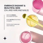Sparkle Wellness VERISOL Bioactive Hydrolyzed Collagen Peptides | Collagen Powder Supplement with Vitamin C for Skin, Hair & Nail Health | Skin Boost (No Flavor) [30-Serves]