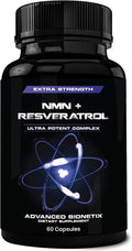 Advanced Bionetix NMN Resveratrol Betaine (TMG) Capsules – NAD⁺ Support Booster for Cellular Energy, Longevity, Metabolic Health Anti Aging Vitality, Advanced Formula Made in USA