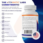 Vitamatic Niacinamide 500 mg 240 Tablets - Flush Free Vitamin B3 - Supports Energy Production (Pack of 2)