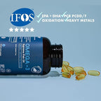 Omega-3 Supreme Fish Oil 1400 mg. MSC Certified +75% Omega-3s 1050 mg, 644/336, NO Fish-Burps & Improved Absorption | Molecular Distilled, Mercury/PCB/Toxin Tested (90 Count (S))