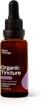 Plant Therapy Organic Elderberry Herbal Supplement Tincture 30 mL (1 oz) Immune Support, Helps Soothe Nasal and Throat Discomfort, Vegan, Non GMO, Gluten Free, Liquid, 1 Bottle