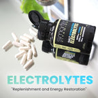 Smarter Electrolyte Capsules – Salt Pills with 1000mg Sodium, 500mg Potassium, 70mg Magnesium – Keto/Fasting & Workout Hydration Support – Zero Sugar – 30 Servings