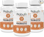 Probulin Total Care Pre + Pro + Postbiotic, 20 Billion CFU, 60 Vegan Capsules (Pack of 3)
