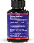 Magnesium L-Threonine Capsules, 1900mg Magnesium Threonine Supplement, Magtein, Sleep and Cognitive Support, Non GMO, Gluten Free - 240 Veg Capsules