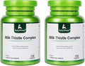 2 Bottles Milk Thistle 500 mg Silymarin Marianum Per Bottle - Total 240 Capsules