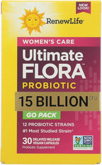 Renew Life Women's Probiotic Capsules, Supports pH Balance for Women, Vaginal, Urinary, Digestive and Immune Health, L. Rhamnosus GG, Dairy, Soy and Gluten-Free, 15 Billion CFU - 30 Ct
