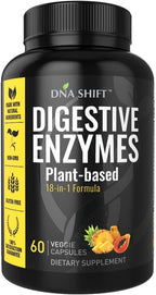 Digestive Enzymes for Men and Women - Enzymes Best for Gut Health & Digestive Health - Ultra Digestive Enzymes May Ease Constipation, Bloating & Gas - Mealtime Discomfort- All Diets - 60 CT